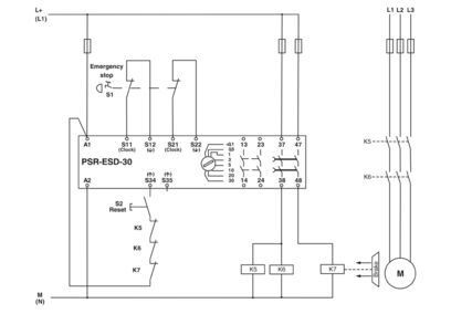 PSR-SCP-24DC/ESD/4X1/30 安全リレー 産業保護のための理想的なソリューション