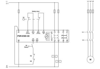 PSR-SCP-24DC/ESD/4X1/30 安全リレー 産業保護のための理想的なソリューション