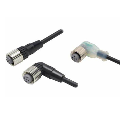 接続用の産業用XS2F-D421-D80-FのI/Oケーブルコネクタ