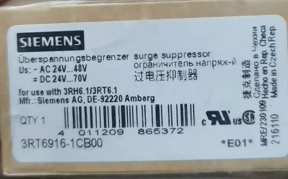 他のメイン回路の定位電流突起抑制器 PLC 3RT6916-1BB00