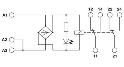 産業自動化ソリューションのためのEMGリレーモジュール2940391 17-REL/KSR-24/21-21-LC