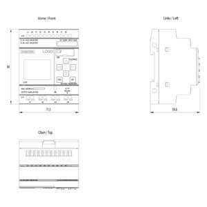 6ED1052-1MD08-0BA1 PLC LOGO 基本的なモジュール,ディスプレイの高度な機能と機能