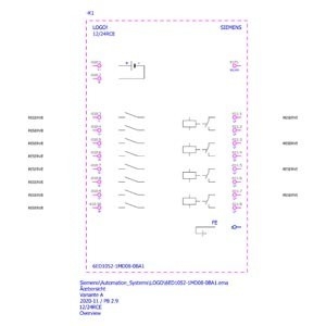 6ED1052-1MD08-0BA1 PLC LOGO 基本的なモジュール,ディスプレイの高度な機能と機能