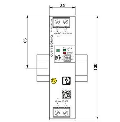 耐久性 QUINT4-S-ORING/12-24DC/1X40/ 保護コーティング付き冗長モジュール