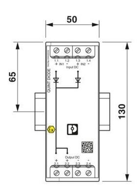 QUINT4-DIODE/12-24DC/2X20/1X40 産業用リダンシーモジュール 2907719