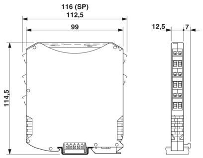 MACX MCR-SL-2I-2I-ILP 安全な産業制御を確保するループ駆動隔離機 2905280