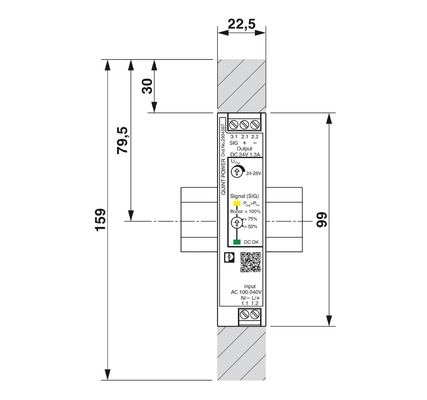 QUINT4-PS/1AC/24DC/1.3/SC 産業用電力の需要のための電源装置 2904597
