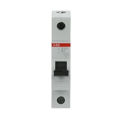 SH201-B6 ミニチュア回路断片器と高断片能力 1P B 6 A 工業用
