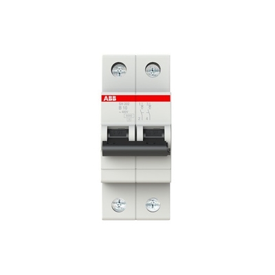 2P B 10 A MCB SH202-B10 ミニチュア断路器断断容量