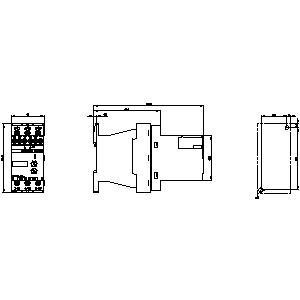 モーターソフトスターター 3RW3018-1BB14 PLC 3RW30 サイズ S00 バイパスとスクリュー端末