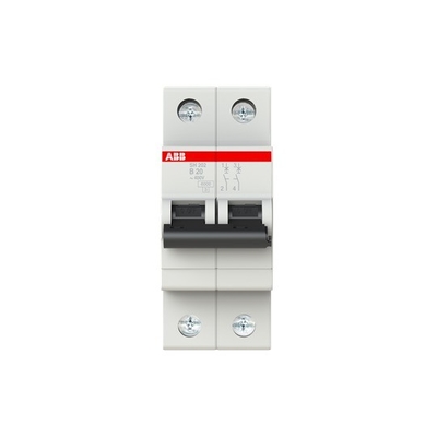 MCB SH202-B20 ミニチュア断路器 20A 定電 2P B 220V 定電