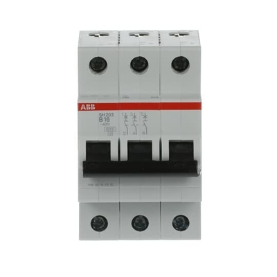 断片容量 3P B 16 A MCB SH203-B16 ミニチュア断路器 定電 16A