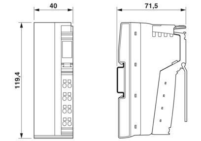 2693020 IB IL 24 PWR IN/R/L-0.8A-PAC 産業自動化システム用電源モジュール