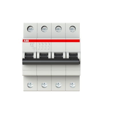 4P MCB SH204-B32 ミニチュア断路器 ポール数 4 定数周波数 Hz 50 32 A