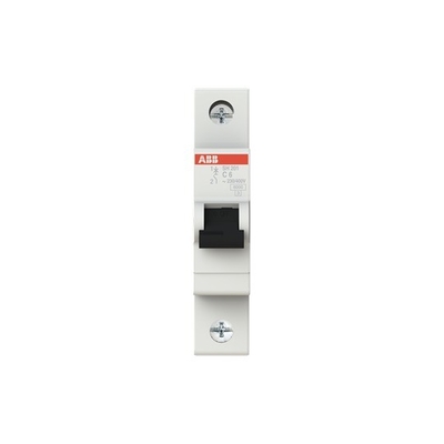 MCB SH201-C6 ミニチュア断路器 1P C 6 A 様々な用途に適しています