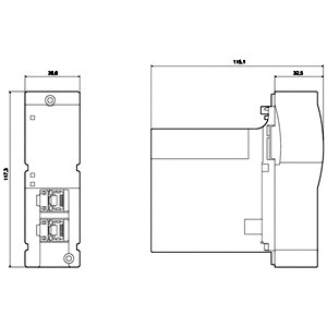 3RW4900-0NC00 シエメンスのシリアスソフトスタート3RW44用のプロフィネット通信モジュール