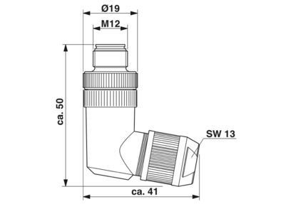 SACC-M12MRD-4Q SH PN 1554539 データコネクタ データ転送のための完璧なソリューション