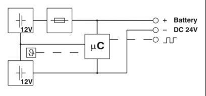 24DC/7AH UPS バッテリー モジュール 1274118 連続電源の長期備蓄