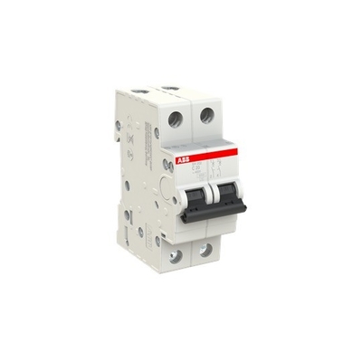 MCB SH202-C20 ミニチュア断路器 2P 20A 安定した電気性能