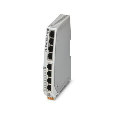 FL SWITCH 1008N 強化ネットワークセキュリティ付き産業用イーサネットスイッチ
