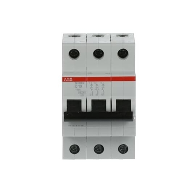 MCB SH203-C10 ミニチュア断路器 ポール数 3 定数周波数 Hz 50 C 10 A