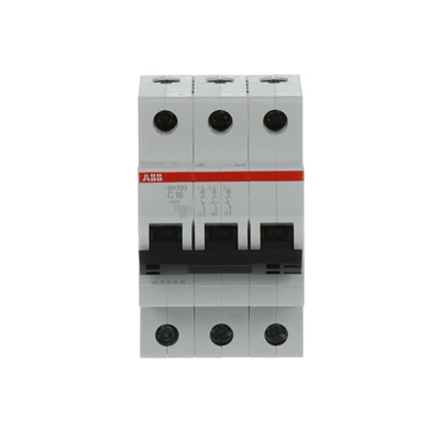 MCB SH203-C16 ミニチュア断路器 ポール数 3 16 A 定数周波数 Hz 50