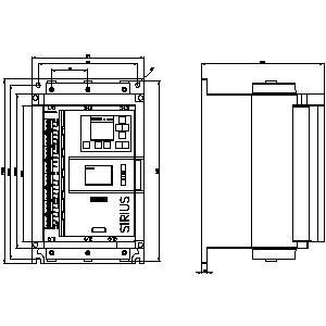 3RW5525-1HA06 SIRIUS 工業用ソフト・スタート・スクリュー・ターミナル サイズ2