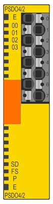 RAXL SE PSDO4/2 2A セキュリティ モジュールは,フェニックス・コンタクトからの IP20 保護レベル