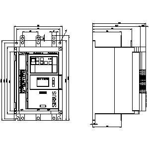 HMI 標準 SIRIUS ソフト・スターター サイズ 3 スクリュー・ターミナル アナログ出力 3RW5135-1XC14-0S