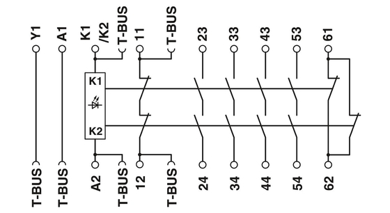 PSR-SCP-24DC/URM4/4X1/2X2/B 拡張モジュール 理論電圧リレー付き