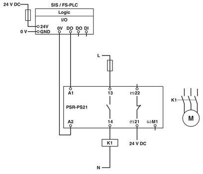 接続リレー-PSR-PS21-1NO-1NC-24DC-SC by フェニックス コンタクト-保護機能が含まれています