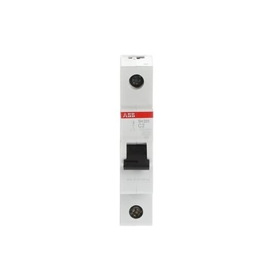 定数周波数50Hz MCB SH201-C2 ミニチュア断路器 1P ポール数 2A