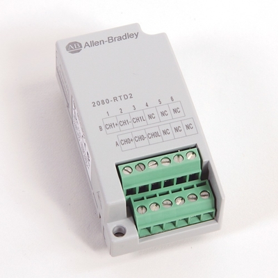 2080-RTD2 Micro800 2チャネル RTD プラグイン 他の通信インターフェースを備えた