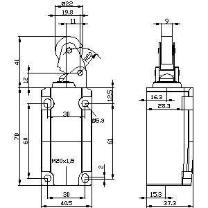 3SE5112-0BE01 自動化における正確な位置検出のためのローラーレバー位置スイッチ