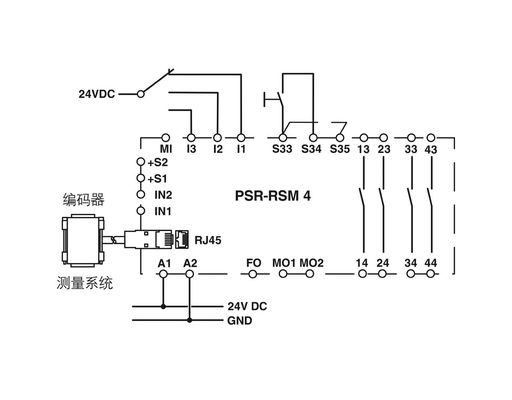防護用 PSR-SPP-24DC/RSM4/4X1 接触負荷切断装置