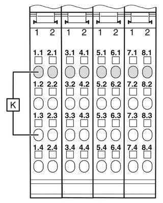 IP20 保護レベル 2985631 IB IL 24 PSDO 8-PAC セキュリティ モジュール