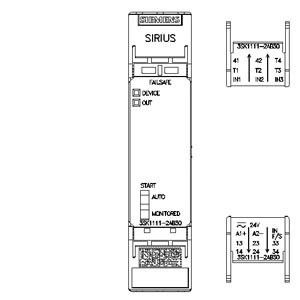 3SK1 基本ユニット 標準リレー出力 スプリングロードターミナル 3SK1111-2AB30 安全リレー