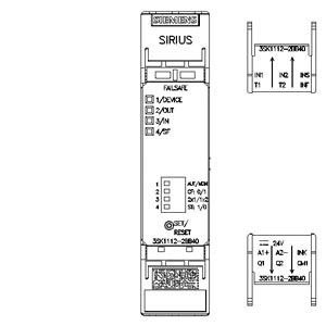 3SK1112-2BB40 産業環境における安全を確保するための安全リレー基本装置