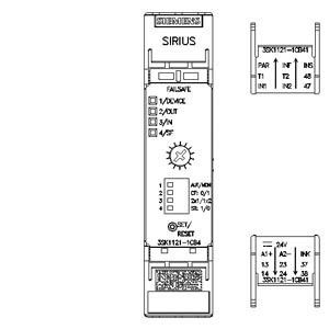3SK1 基本ユニット 安全リレー 3SK1121-1CB41 4 つの有効回路とスクリュー端末