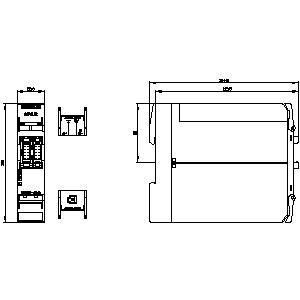 3SK2 22 5mm 幅 安全 リレー 基本ユニット PROFINET インターフェースとスクリュー端末