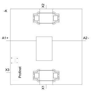 SIRIUS 3SK2 PROFINET 安全リレー ベースユニット スプリングロード端末幅 22 5mm