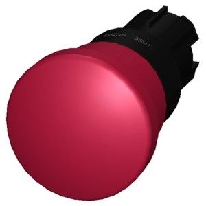 40mm プラスチック SIRIUS ACT キノコ プッシュボタン ライトなし 緊急停止 プッシュ トリガー 動作
