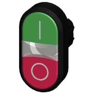 3SU1000-3AB42-0AK0 SIRIUS ACT ツインプッシュボタン プラスチック ライトのないフラッシュ 瞬間の緑/赤