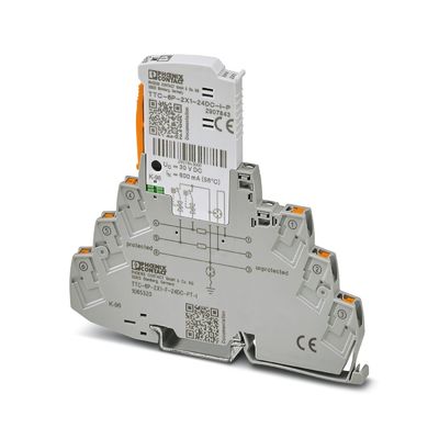 1065320 TTC-6P-2X1-F-24DC-PT-I フェニックス 接触電波保護 4 ポール 定数放電電電流 25
