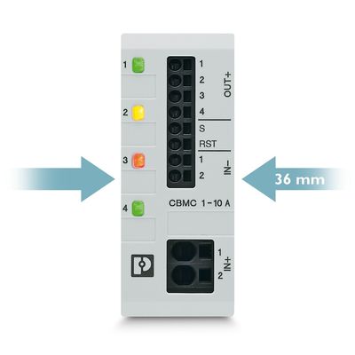 1065729 CBMC E4 24DC/1-10A S-R 効率化のための電子機器の断路器