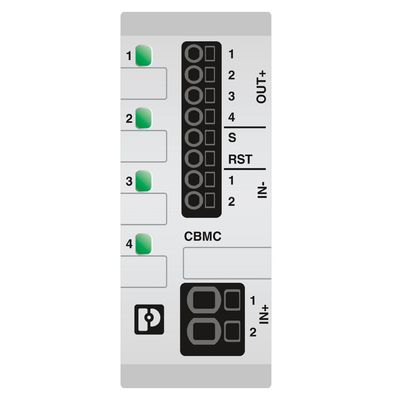 1065729 CBMC E4 24DC/1-10A S-R 効率化のための電子機器の断路器