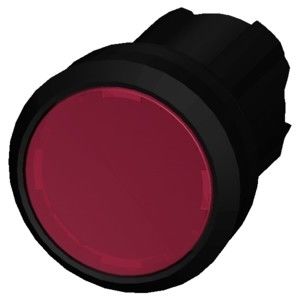 ライトアップされた赤色フラットボタン 3SU1001-0AB20-0AA0 SIRIUS ACT プッシュボタン プラスチック素材