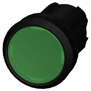 グリーンライトのフラットボタン 3SU1001-0AB40-0AA0 SIRIUS ACT プッシュボタン プラスチック素材