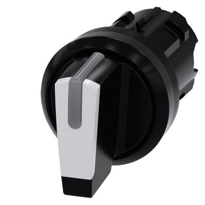 3SU1002-2BL60-0AA0 SIRIUS ACT PLC用のプラスチックショートハンドル3ポジション選択スイッチ