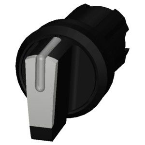 3SU1002-2BL60-0AA0 SIRIUS ACT PLC用のプラスチックショートハンドル3ポジション選択スイッチ